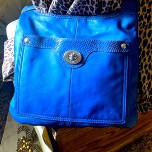 Coach Royal blue crossbody